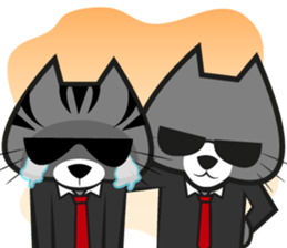 Cat mafia sticker #8828441