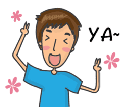 Pat on the head sticker #8829315