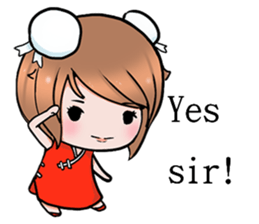 Fox girl 02 sticker #8829962