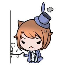 Fox girl 02 sticker #8829969