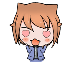 Fox girl 02 sticker #8829976