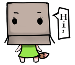 Fox girl 02 sticker #8829978