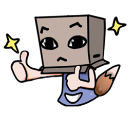 Fox girl 02 sticker #8829981