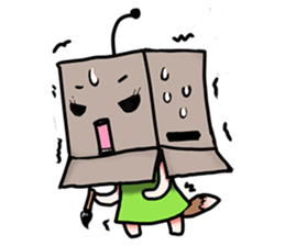 Fox girl 02 sticker #8829985