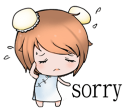 Fox girl 02 sticker #8829990