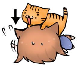 Fox girl 02 sticker #8829991