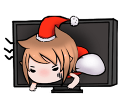 Fox girl 02 sticker #8829997