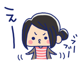 Pretty casual girl sticker #8830722