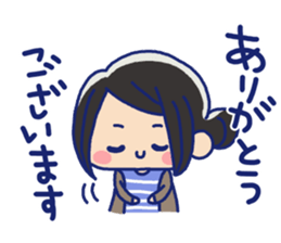 Pretty casual girl sticker #8830744