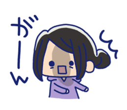 Pretty casual girl sticker #8830755