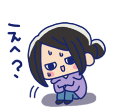 Pretty casual girl sticker #8830756