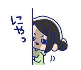 Pretty casual girl sticker #8830760