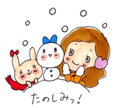 Warm sticker of winter of KAKO sticker #8830925