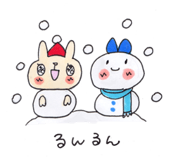 Warm sticker of winter of KAKO sticker #8830926