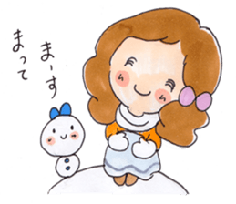 Warm sticker of winter of KAKO sticker #8830940