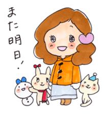 Warm sticker of winter of KAKO sticker #8830961