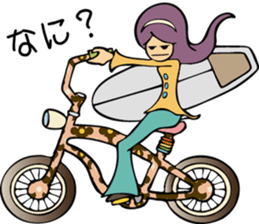 cute surfer friend sticker #8831026