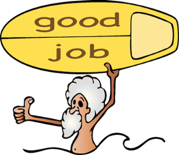 cute surfer friend sticker #8831039