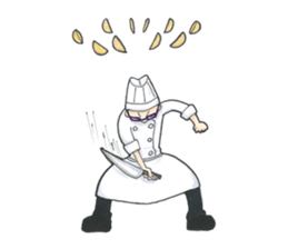 Chef is wears glasses sticker #8831060