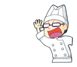 Chef is wears glasses sticker #8831066