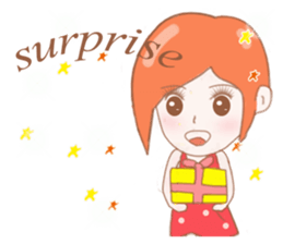 Cheerful girl Lusha sticker #8831212