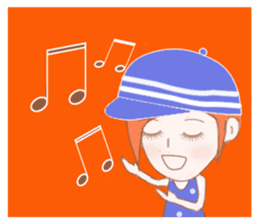 Cheerful girl Lusha sticker #8831235