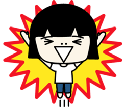 Kazuko-chan. sticker #8831330