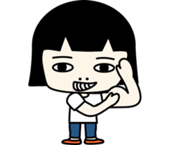 Kazuko-chan. sticker #8831331