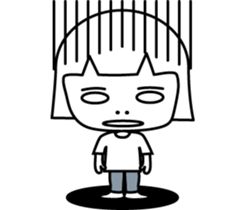 Kazuko-chan. sticker #8831340
