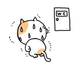 Fukushima cat 2 sticker #8831573