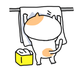 Fukushima cat 2 sticker #8831576