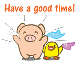 Bukke the piglet 3 (English version) sticker #8832042