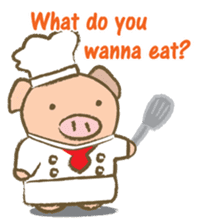 Bukke the piglet 3 (English version) sticker #8832051