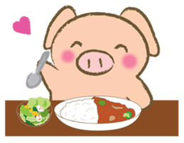 Bukke the piglet 3 (English version) sticker #8832052