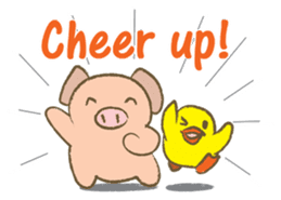 Bukke the piglet 3 (English version) sticker #8832054