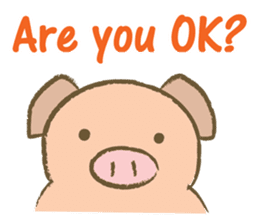 Bukke the piglet 3 (English version) sticker #8832058