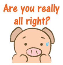 Bukke the piglet 3 (English version) sticker #8832060