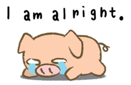 Bukke the piglet 3 (English version) sticker #8832061