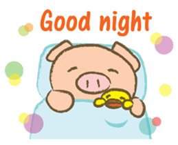 Bukke the piglet 3 (English version) sticker #8832066