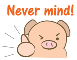 Bukke the piglet 3 (English version) sticker #8832069