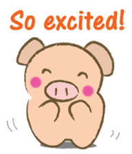 Bukke the piglet 3 (English version) sticker #8832071