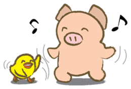 Bukke the piglet 3 (English version) sticker #8832080