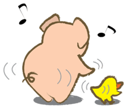 Bukke the piglet 3 (English version) sticker #8832081