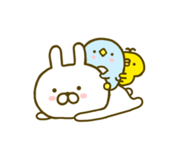 Rabbit Cute Winter sticker #8832162