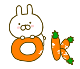 Rabbit Cute Winter sticker #8832170
