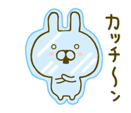 Rabbit Cute Winter sticker #8832173