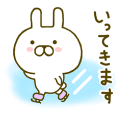 Rabbit Cute Winter sticker #8832176