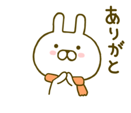 Rabbit Cute Winter sticker #8832180