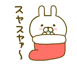Rabbit Cute Winter sticker #8832184