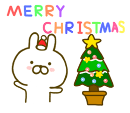 Rabbit Cute Winter sticker #8832197
